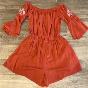 Off the shoulder romper